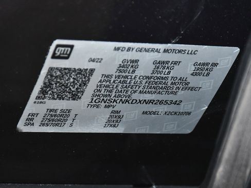 Used 2022 Chevrolet Tahoe LT w/ Luxury Package image 16