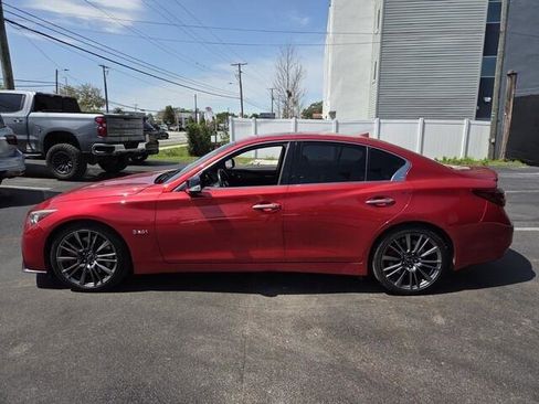 Used 2018 INFINITI Q50 Red Sport 400 w/ Sensory Package (Sport) image 5