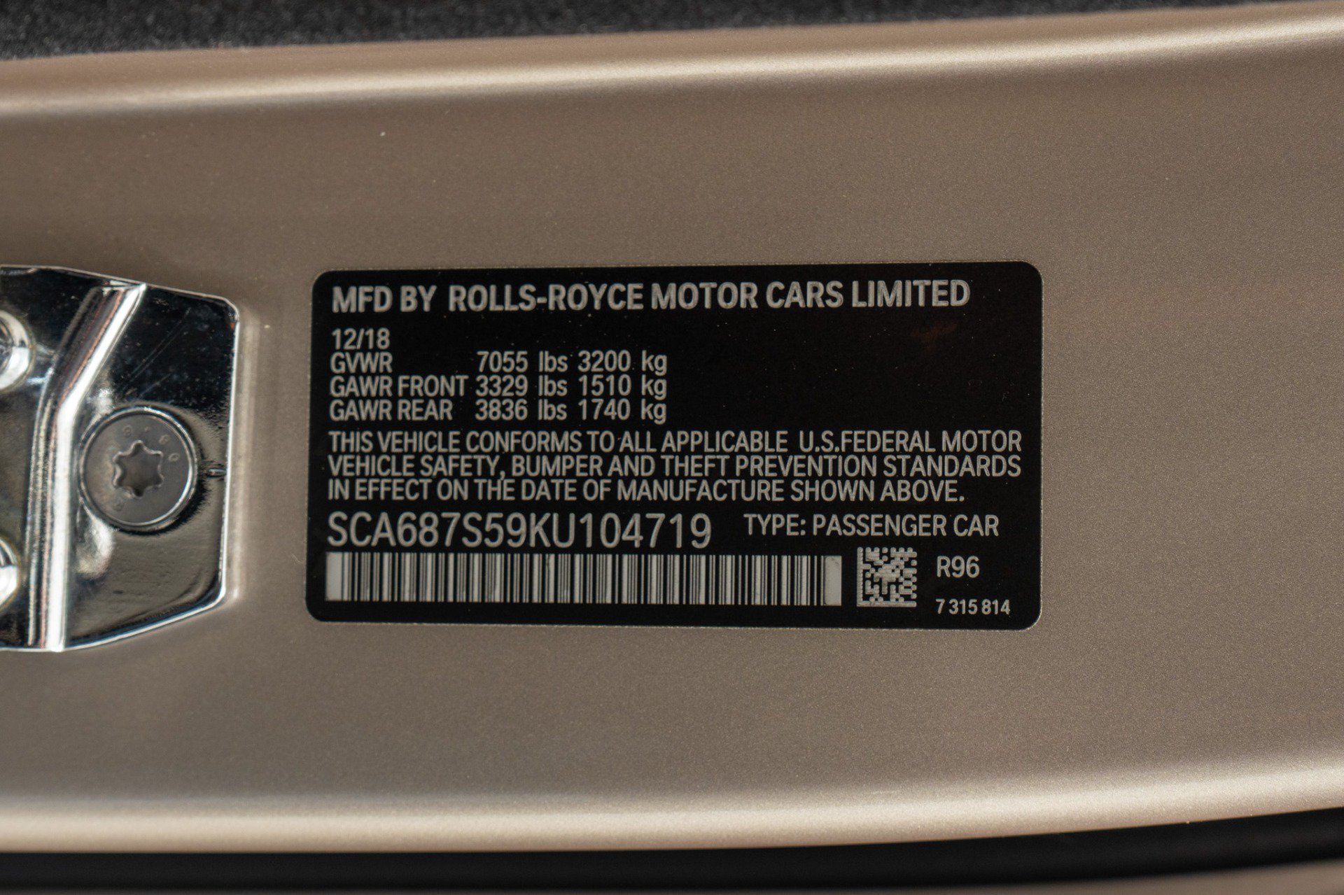 Used 2019 Rolls-Royce Phantom Sedan RWD image 20