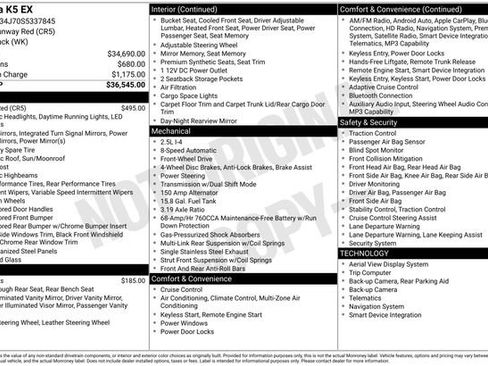 New 2025 Kia K5 EX image 9