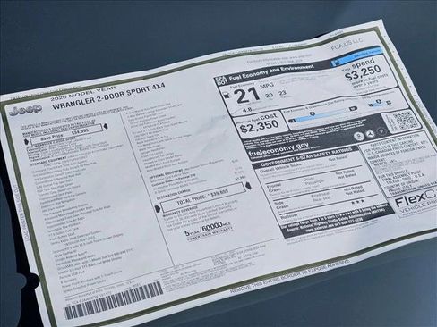 New 2026 Jeep Wrangler Sport image 17