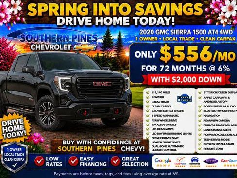 Used 2020 GMC Sierra 1500 AT4 w/ AT4 Premium Package AWD/4WD image 5