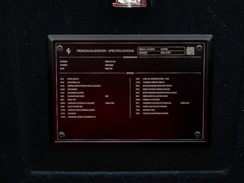 Used 2024 Ferrari 296 GTS RWD image 57