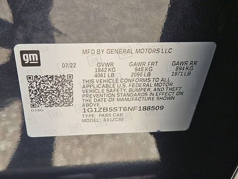 Used 2022 Chevrolet Malibu LS FWD image 30