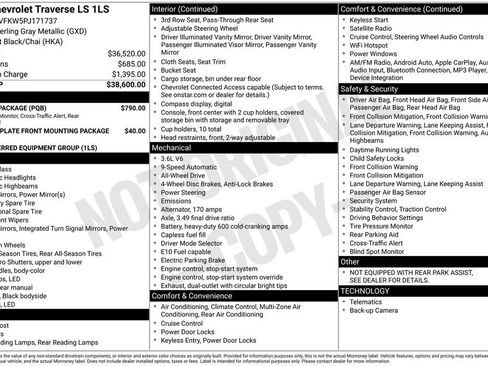 Used 2023 Chevrolet Traverse LS w/ Safety Package image 17