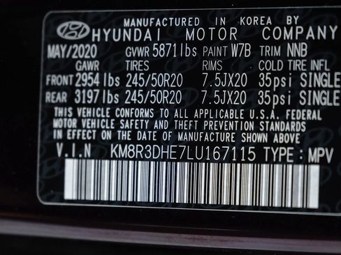 Used 2020 Hyundai Palisade SEL w/ Convenience Package image 73