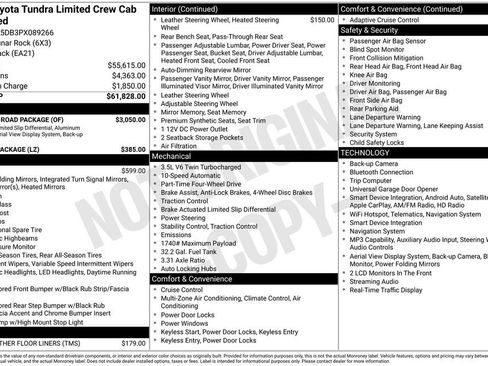 Used 2023 Toyota Tundra Limited w/ TRD Off-Road Package AWD/4WD image 34