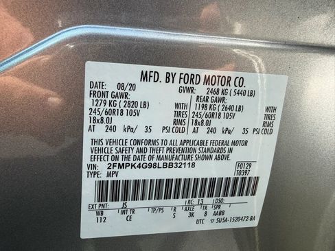 Used 2020 Ford Edge SE AWD/4WD image 24