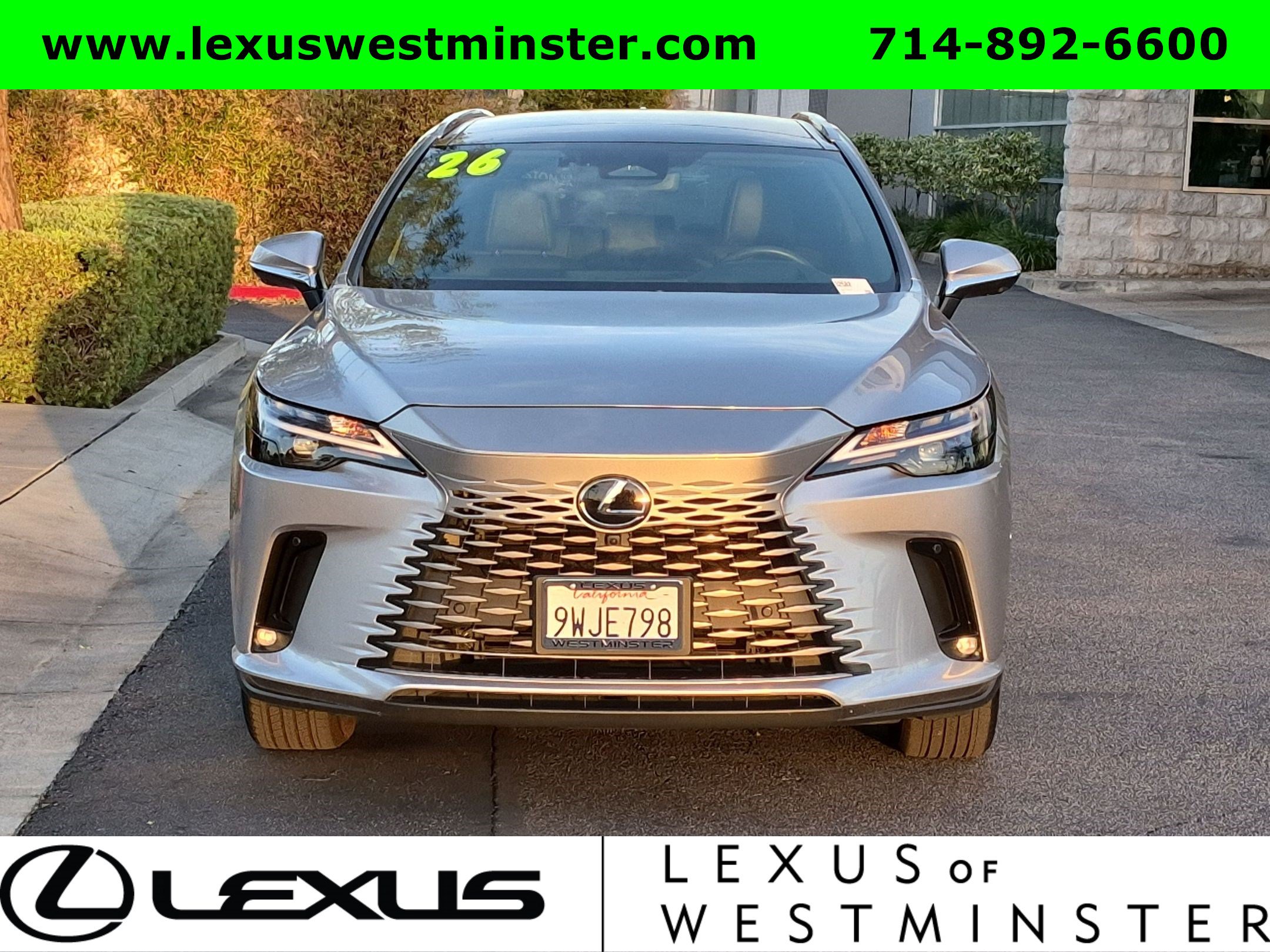 Certified 2026 Lexus RX 350 w/ Convenience Package AWD/4WD image 2