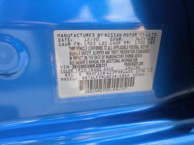 Used 2021 Nissan Versa SV FWD image 23