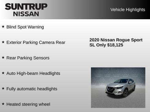 Used 2020 Nissan Rogue Sport SL FWD image 16