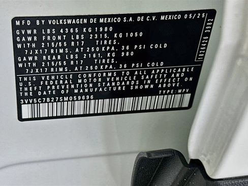 Used 2025 Volkswagen Taos S FWD image 32