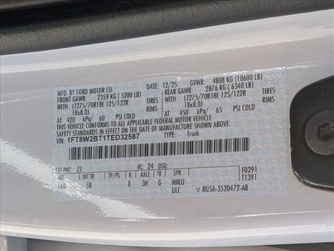 New 2026 Ford F250 Lariat w/ Lariat Ultimate Package image 15