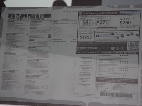 New 2026 Volvo XC90 T8 Ultra image 18