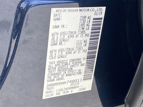 Used 2019 Nissan Frontier SV w/ Value Truck Package image 37