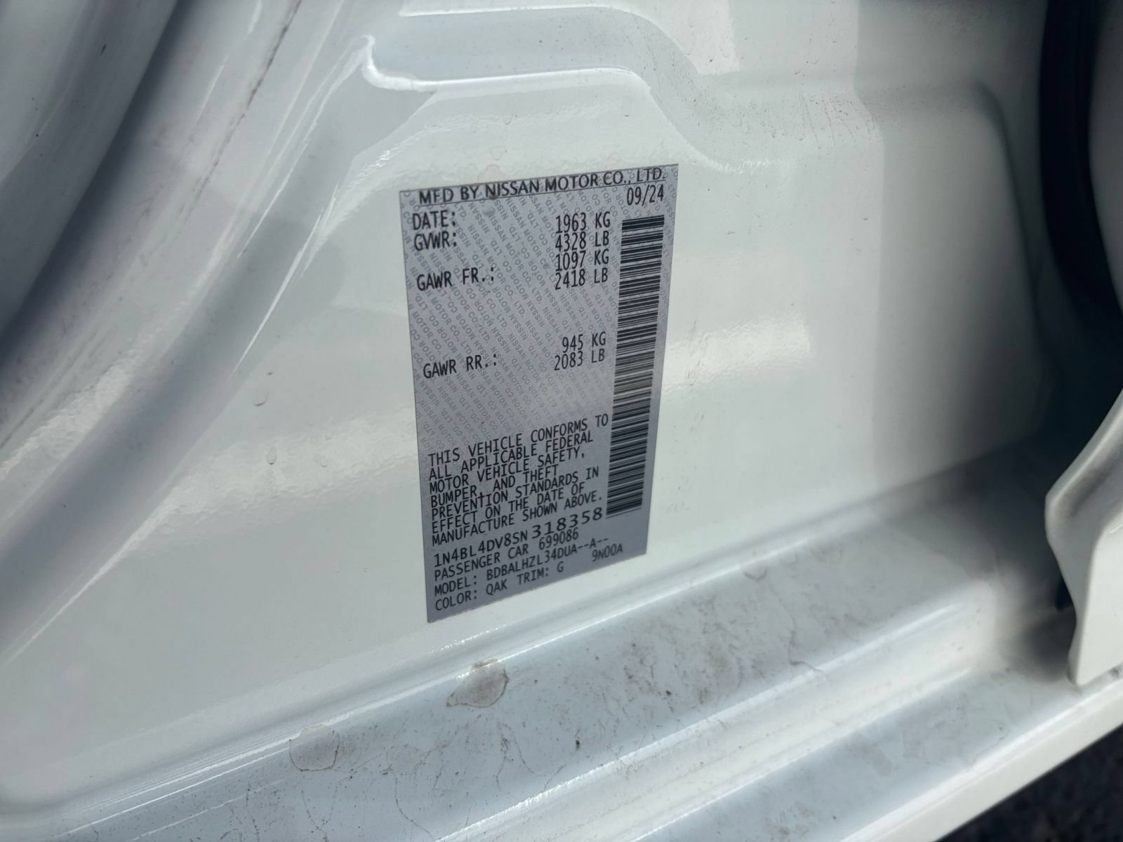 Used 2025 Nissan Altima 2.5 SV FWD image 26