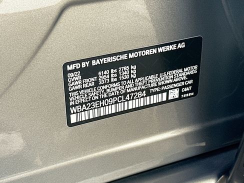 Certified 2023 BMW 740i w/ Parking Assistance Package RWD image 36