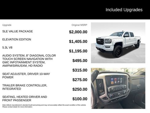 Used 2018 GMC Sierra 1500 SLE w/ SLE Value Package AWD/4WD image 7