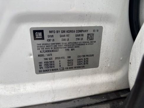 Used 2020 Chevrolet Trax LS w/ Tint and Cruise Package image 8