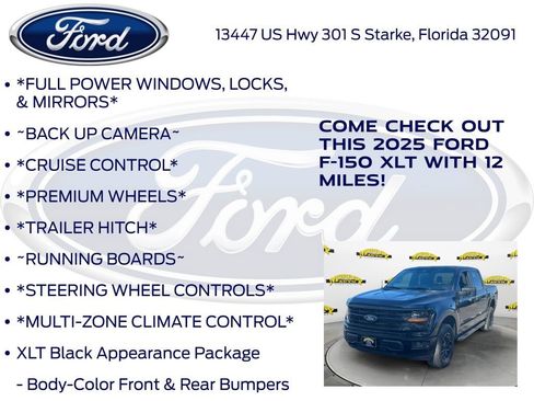 New 2025 Ford F150 XLT w/ Equipment Group 301A Standard image 10