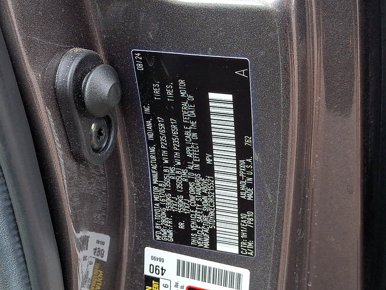 Used 2024 Toyota Sienna XLE FWD image 28