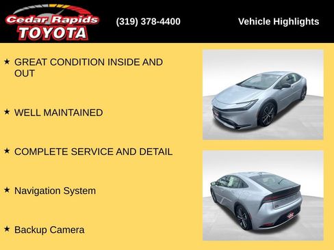 Certified 2024 Toyota Prius XLE FWD image 7