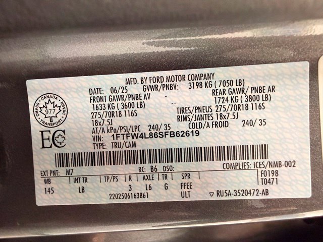 Used 2025 Ford F150 Tremor w/ Tow/Haul Package AWD/4WD image 54