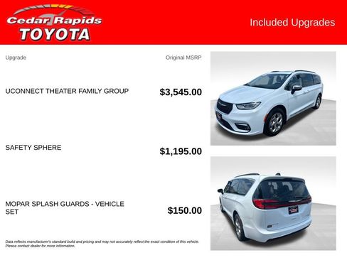 Used 2023 Chrysler Pacifica Limited w/ Uconnect Theater Family Group AWD/4WD image 7