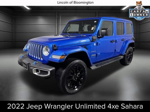 Used 2022 Jeep Wrangler Unlimited Sahara w/ Cold Weather Group image 1