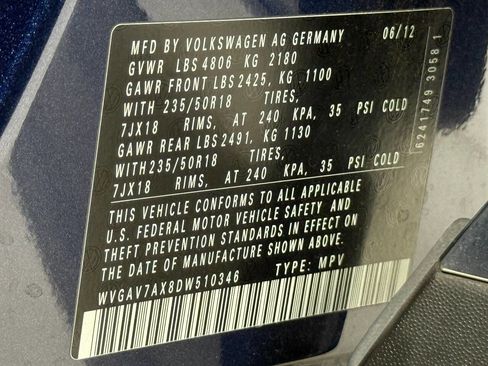 Used 2013 Volkswagen Tiguan SE image 87