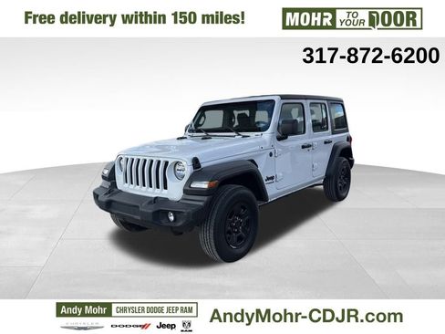 Used 2022 Jeep Wrangler Unlimited Sport image 3