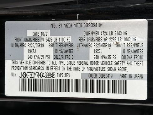 Used 2021 MAZDA CX-5 Grand Touring AWD/4WD image 33