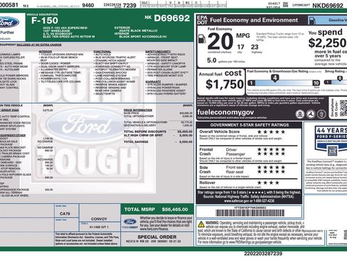 Used 2022 Ford F150 XLT w/ Equipment Group 302A High image 37