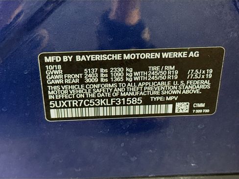 Used 2019 BMW X3 sDrive30i RWD image 40