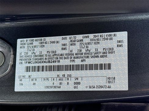 Used 2022 Ford Escape SE AWD/4WD image 21