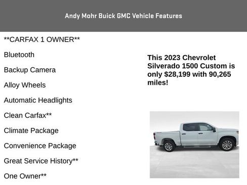 Used 2023 Chevrolet Silverado 1500 Custom AWD/4WD image 4