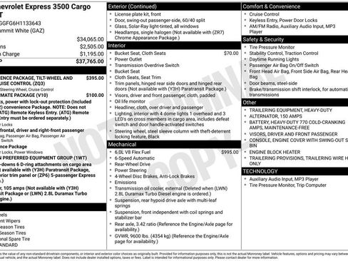 Used 2017 Chevrolet Express 3500 image 31