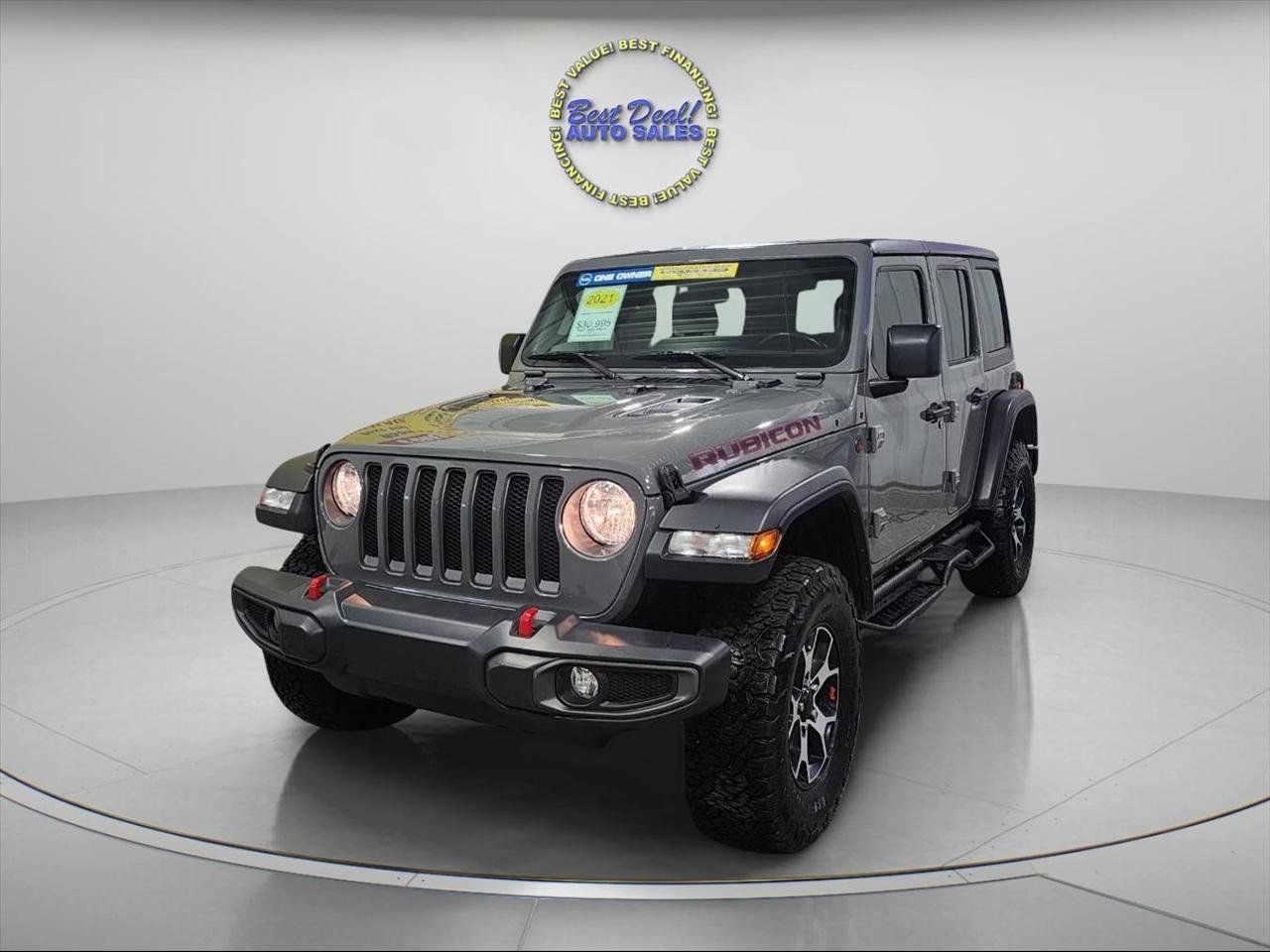 Used 2021 Jeep Wrangler Unlimited Rubicon w/ Cold Weather Group AWD/4WD image 1