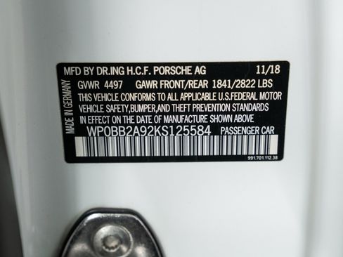 Used 2019 Porsche 911 Targa 4S AWD/4WD image 19