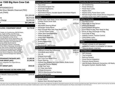 Used 2025 RAM 1500 Big Horn AWD/4WD image 18