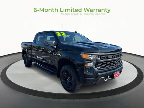 Used 2022 Chevrolet Silverado 1500 Custom Trail Boss w/ Midnight Edition image 1