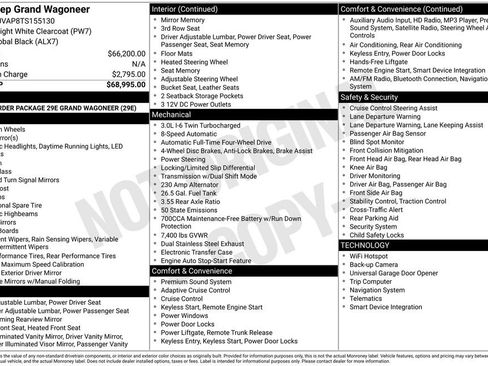 New 2026 Jeep Grand Wagoneer 4WD image 33