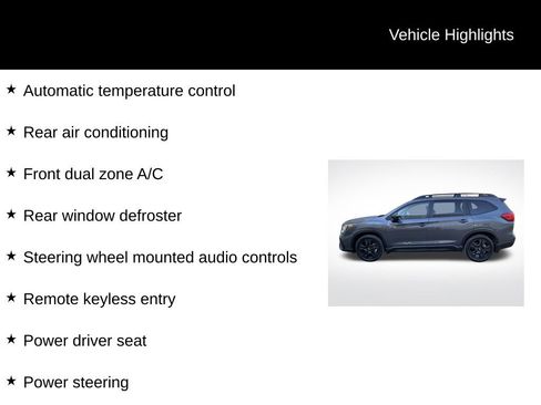 Certified 2024 Subaru Ascent Onyx Edition image 8