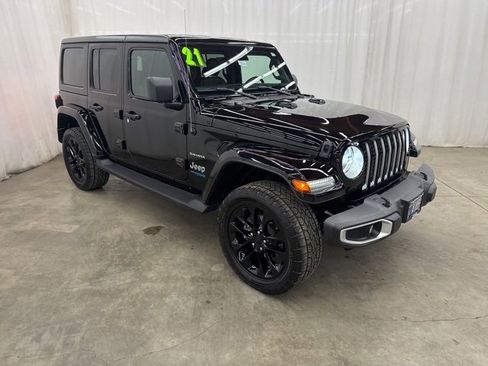 Used 2021 Jeep Wrangler Unlimited Sahara w/ Dual Top Group image 1