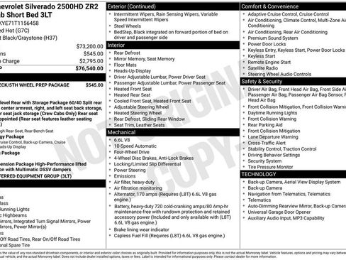Used 2026 Chevrolet Silverado 2500 ZR2 AWD/4WD image 19