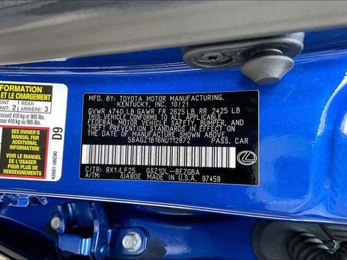 Used 2022 Lexus ES 350 F Sport w/ Accessory Package 2 FWD image 14