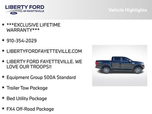 Used 2023 Ford Ranger Lariat w/ FX4 Off-Road Package image 5