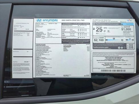New 2025 Hyundai Santa Cruz SEL image 17