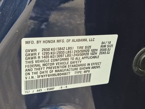 Used 2018 Honda Pilot Touring image 22