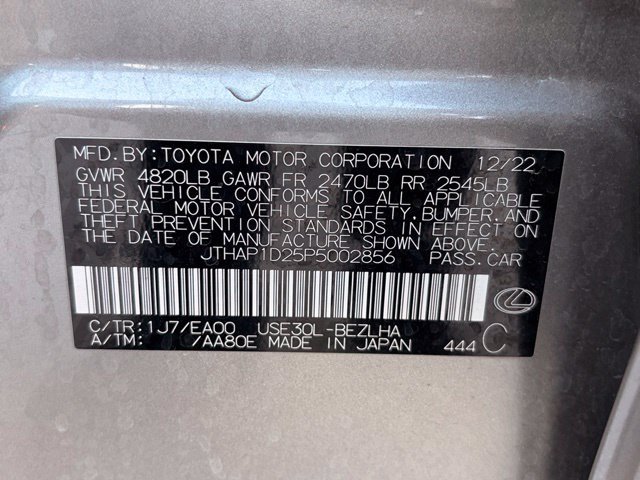 Used 2023 Lexus IS 500 w/ Accessory Package 2 RWD image 23